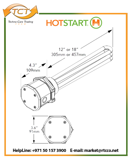 Hotstart Oil Heater – Industrial Immersion Weathertight