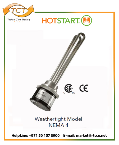 Hotstart Oil Heater – Immersion Weathertight Model