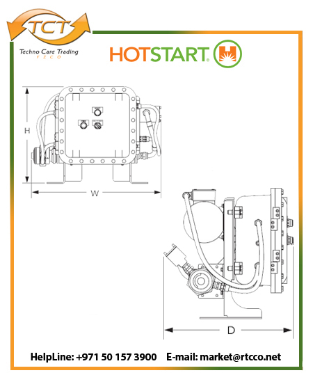 Hotstart OSE Oil Only Forced Circulation Heater Draft