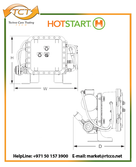 Hotstart OSX Oil Only Forced Circulation Heater Draft